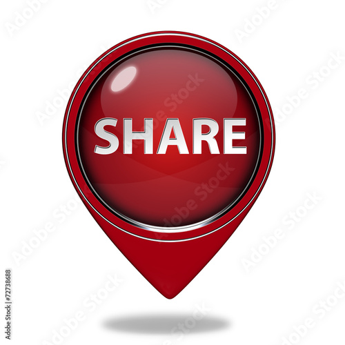 Free Download share pointer icon on white background - GFXLoad