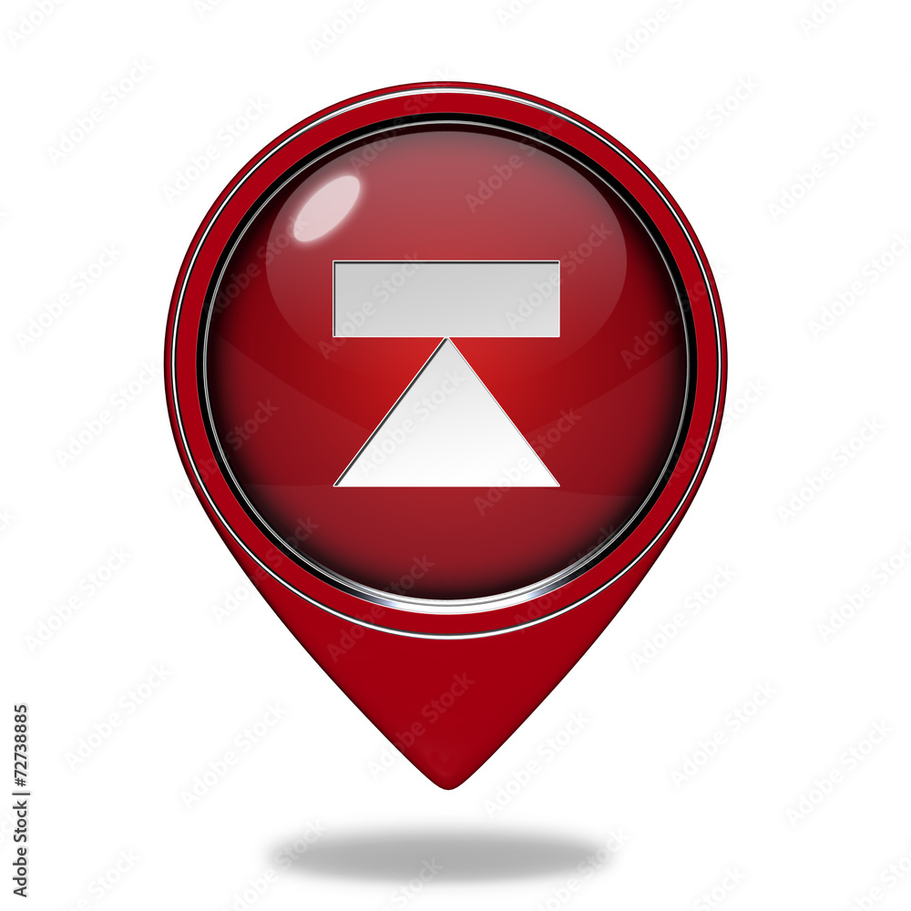 eject pointer icon on white background eject pointer icon on white background