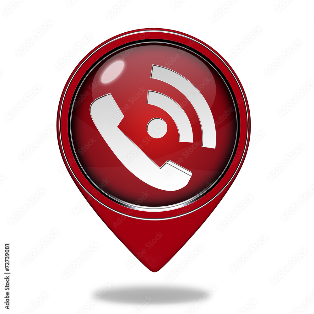 calls pointer icon on white background calls pointer icon on white background