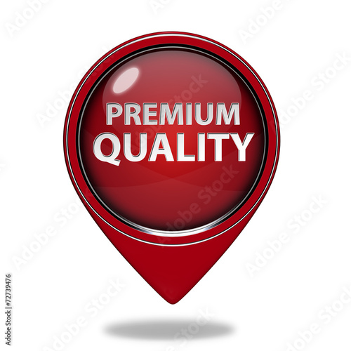 Premium quality pointer icon on white background