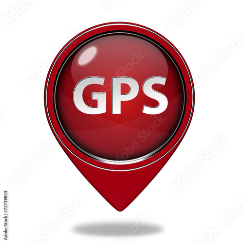 Free Download Gps pointer icon on white background - GFXLoad