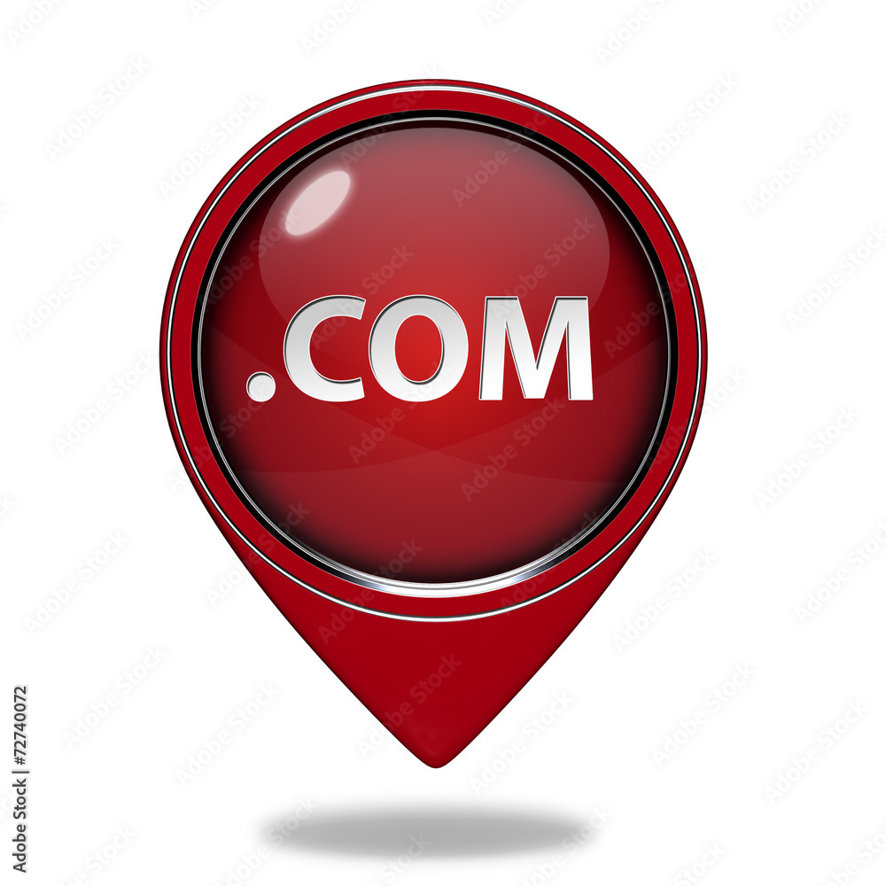 Com pointer icon on white background Com pointer icon on white background