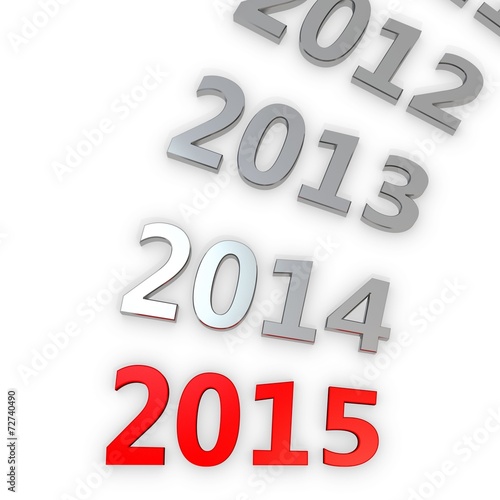 3d Happy New Year 2015