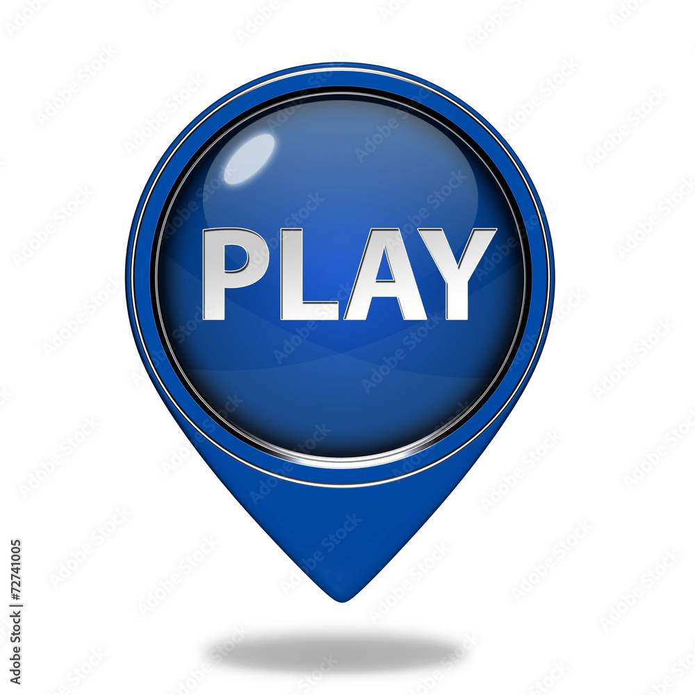 play pointer icon on white background play pointer icon on white background