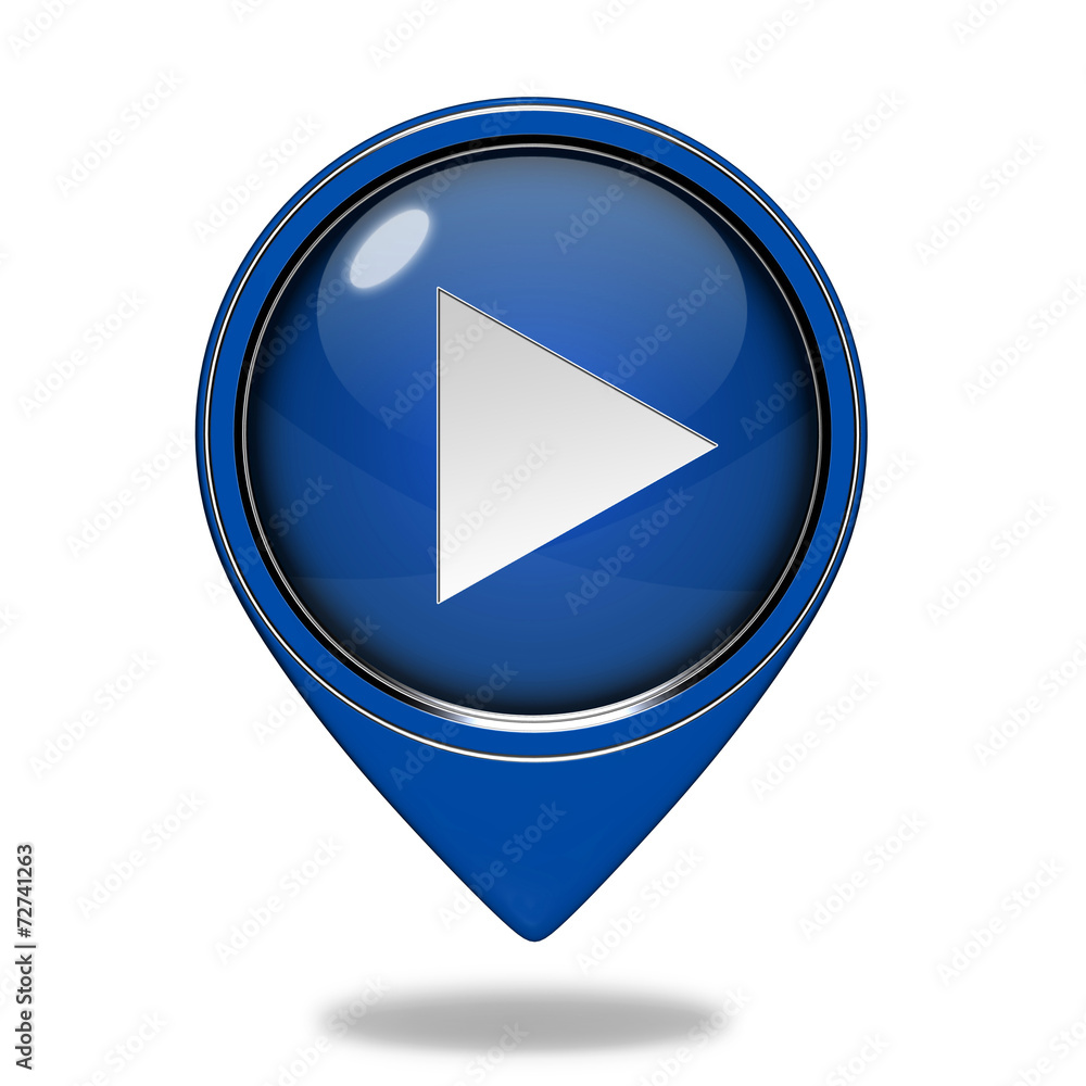 play pointer icon on white background play pointer icon on white background