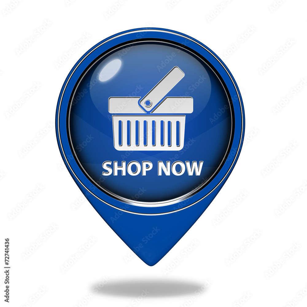 Buy now pointer icon on white background Buy now pointer icon on white background