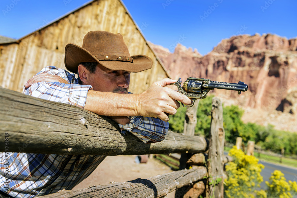 Fototapeta premium cow boy spirit