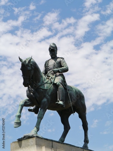 A statue of King Edward VII in Melbourne
