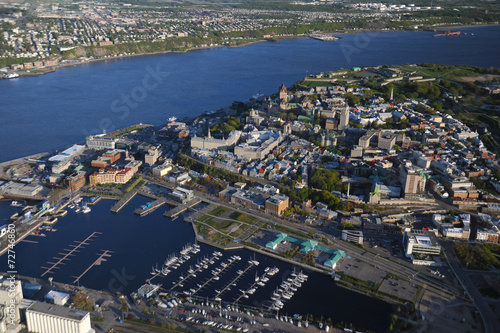 Aerial view of Quebec City