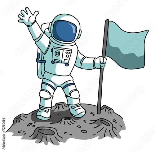 Slika na platnu Astronaut