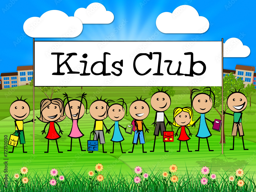 Kids Club Means Games Play And Childhood Kids Club Means Games Play And Childhood