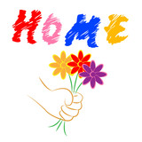 Home Flowers Indicates Property Flora And Houses