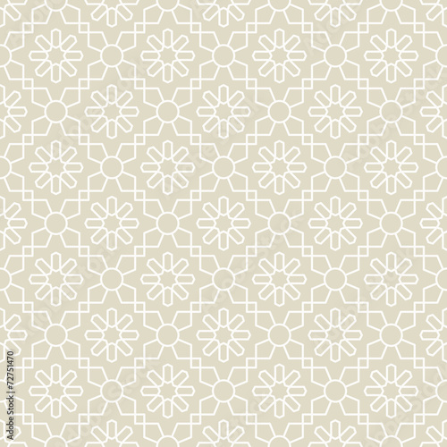 Polygonal Elegant Motifs (Beige)