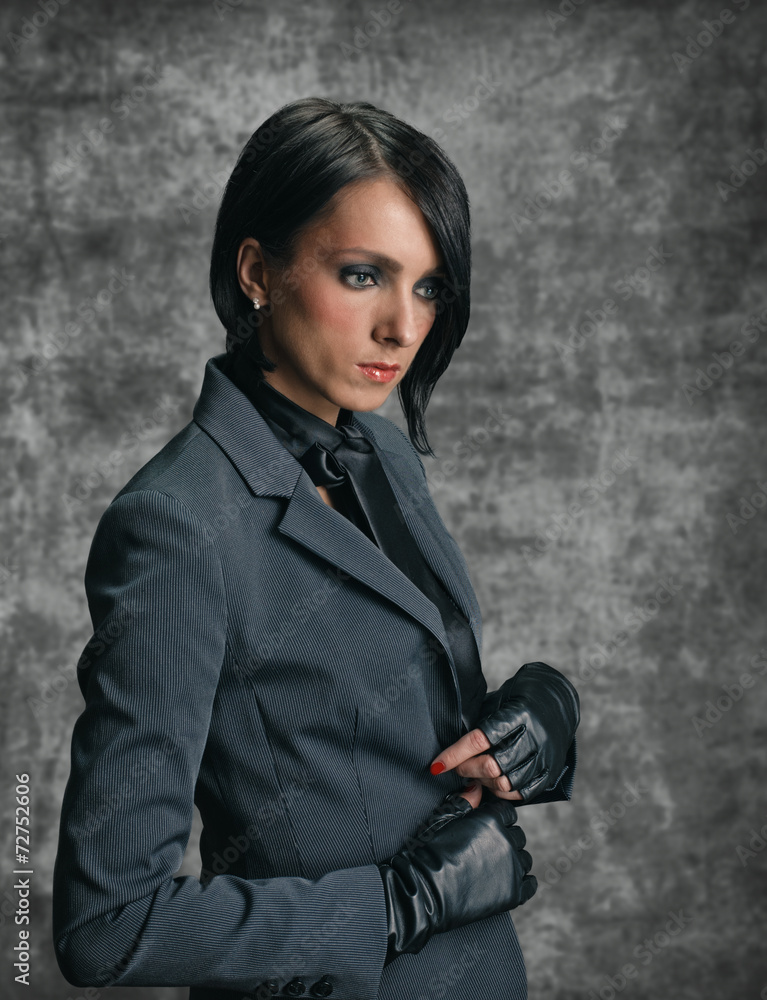 brunette with short hair brunette with short hair