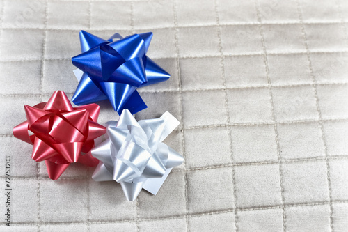 Red,White,Blue Christmas Ribbons for Veteran's Day Celebration