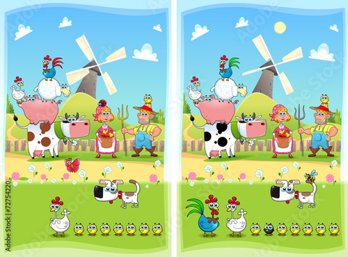 Spot the differences.