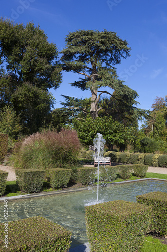 Garden of the castle of Cheverny, Indre-et-Loire, Centre, France