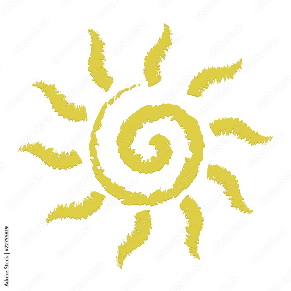 Naklejka premium Sun