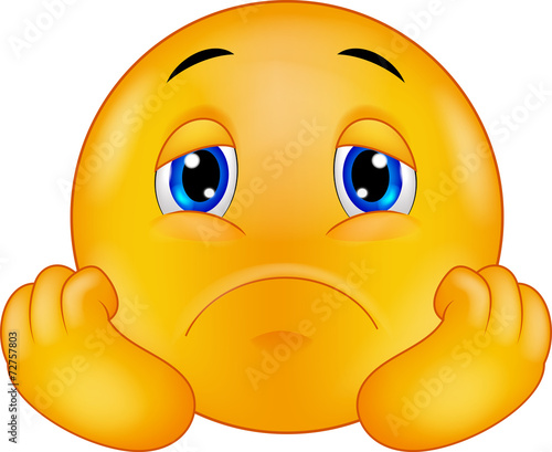 Sad smiley emoticon
