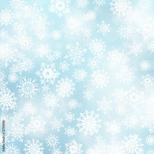 Christmas background with snowflakes