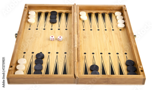 Fotografiet backgammon