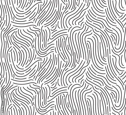 Seamless abstract stroke pattern.