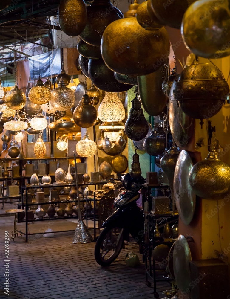 Traditional moroccan lamps