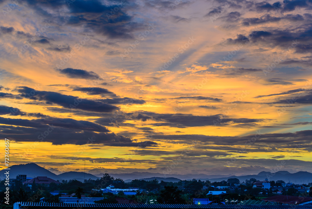 Sun set Sun set