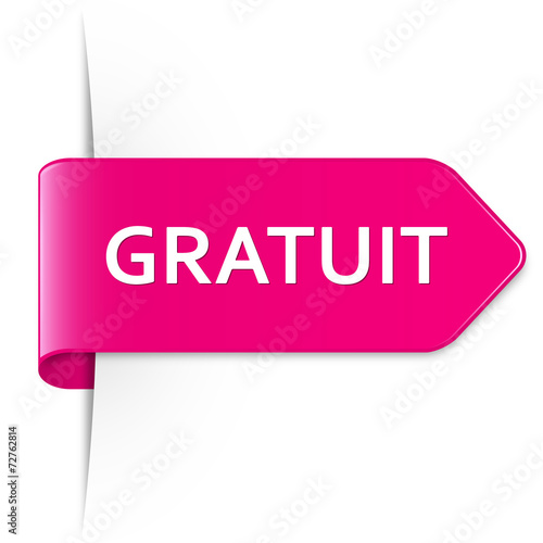 Longue sticker flèche rose – GRATUIT