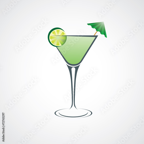 Cocktail abstract  Vector illustration