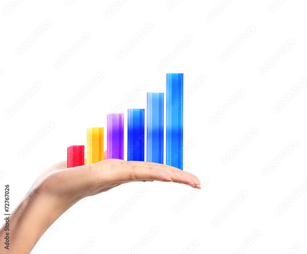 Graph in hand Graph in hand