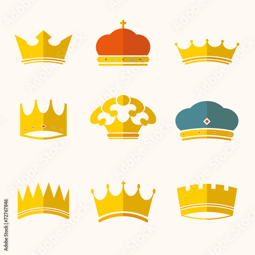 vintage antique crowns