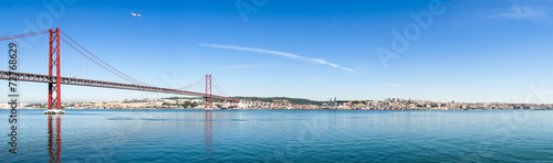 25 de Abril Cable-stayed Bridge over Tagus River