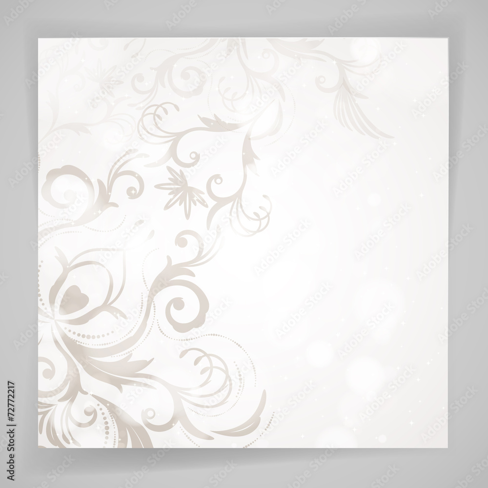 Abstract vector floral background with oriental flowers. Abstract vector floral background with oriental flowers.