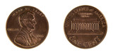 two sides of a USA 1 cent