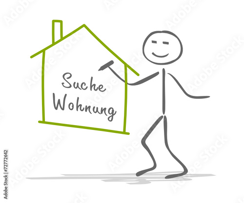Strichmännchen Wohnung