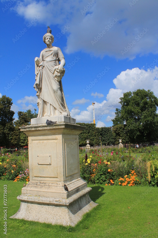 Fototapeta premium Jardin des Tuileries, Paris