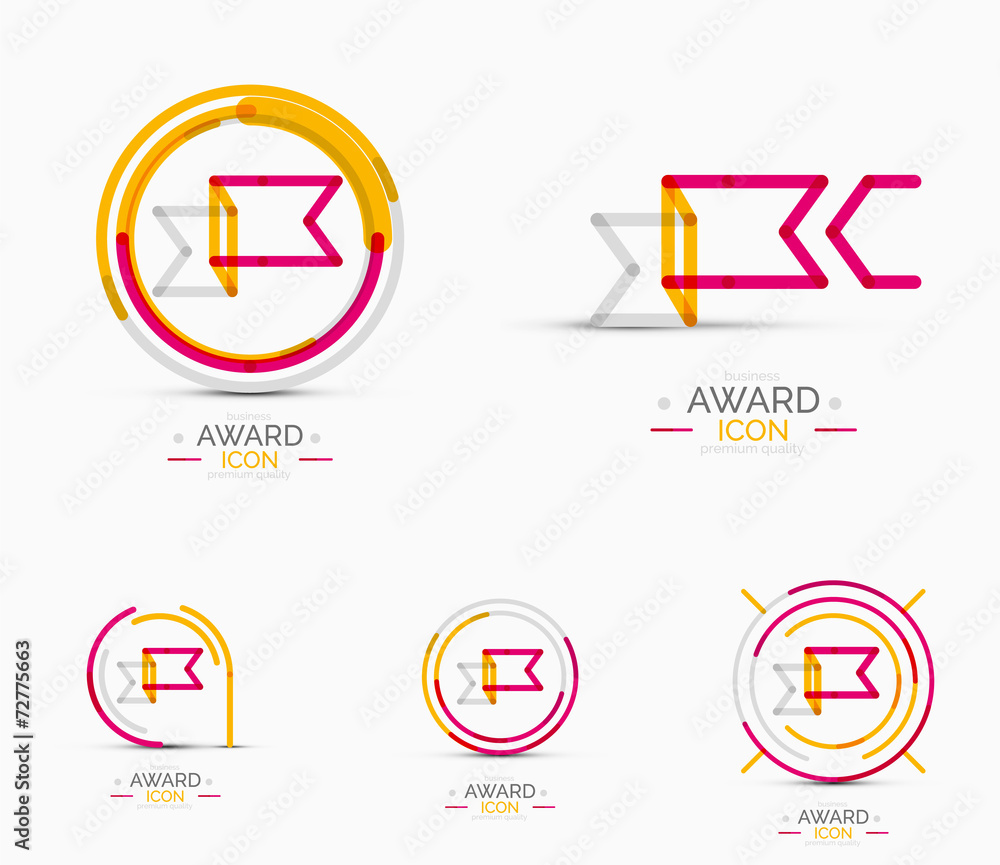Award icon set, Logo collection Award icon set, Logo collection