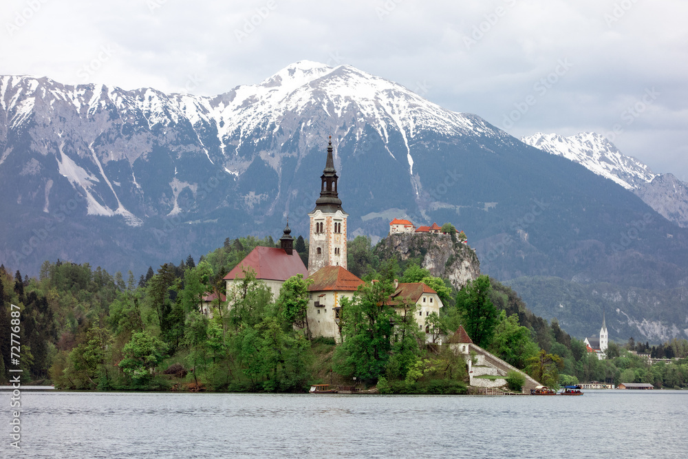 Church in the Bled lake