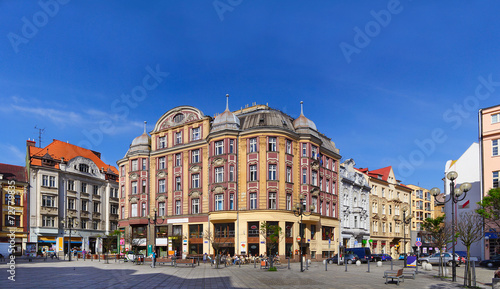 Obraz na plátně Jirasek Square, Ostrava, Czech republic