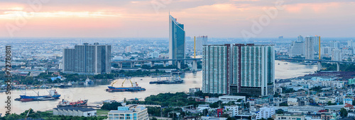 Photography View of Bangkok Cityscape
