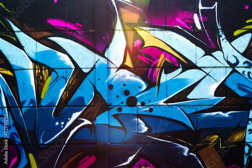 Obraz na plátně Street art graffiti