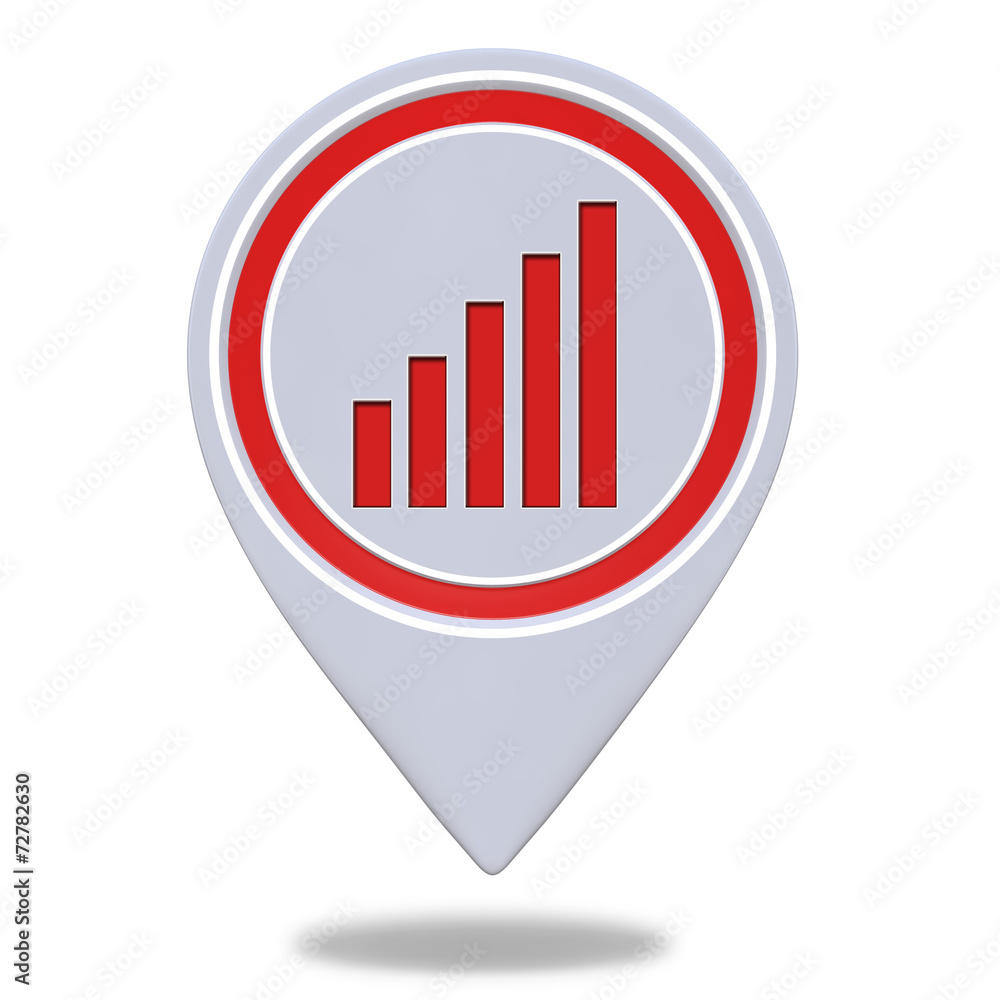 signal pointer icon on white background signal pointer icon on white background