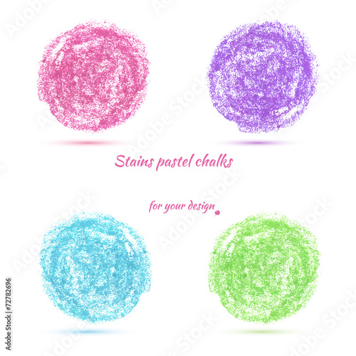 Wallpaper Mural design elements pastel chalks Torontodigital.ca