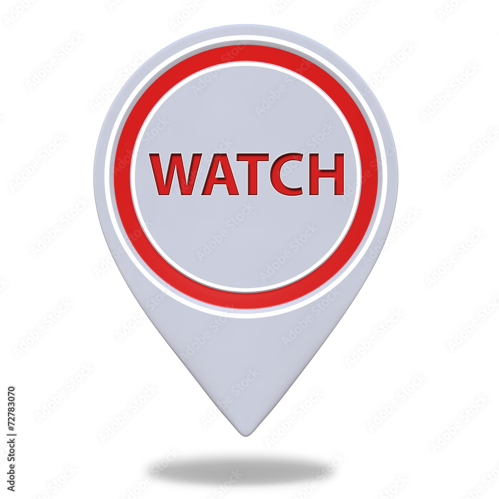 watch pointer icon on white background watch pointer icon on white background