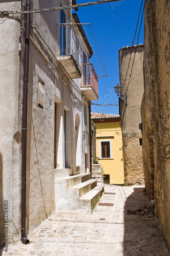 Fototapeta Naklejka Na Ścianę i Meble -  Alleyway.  Acerenza. Basilicata. Italy.