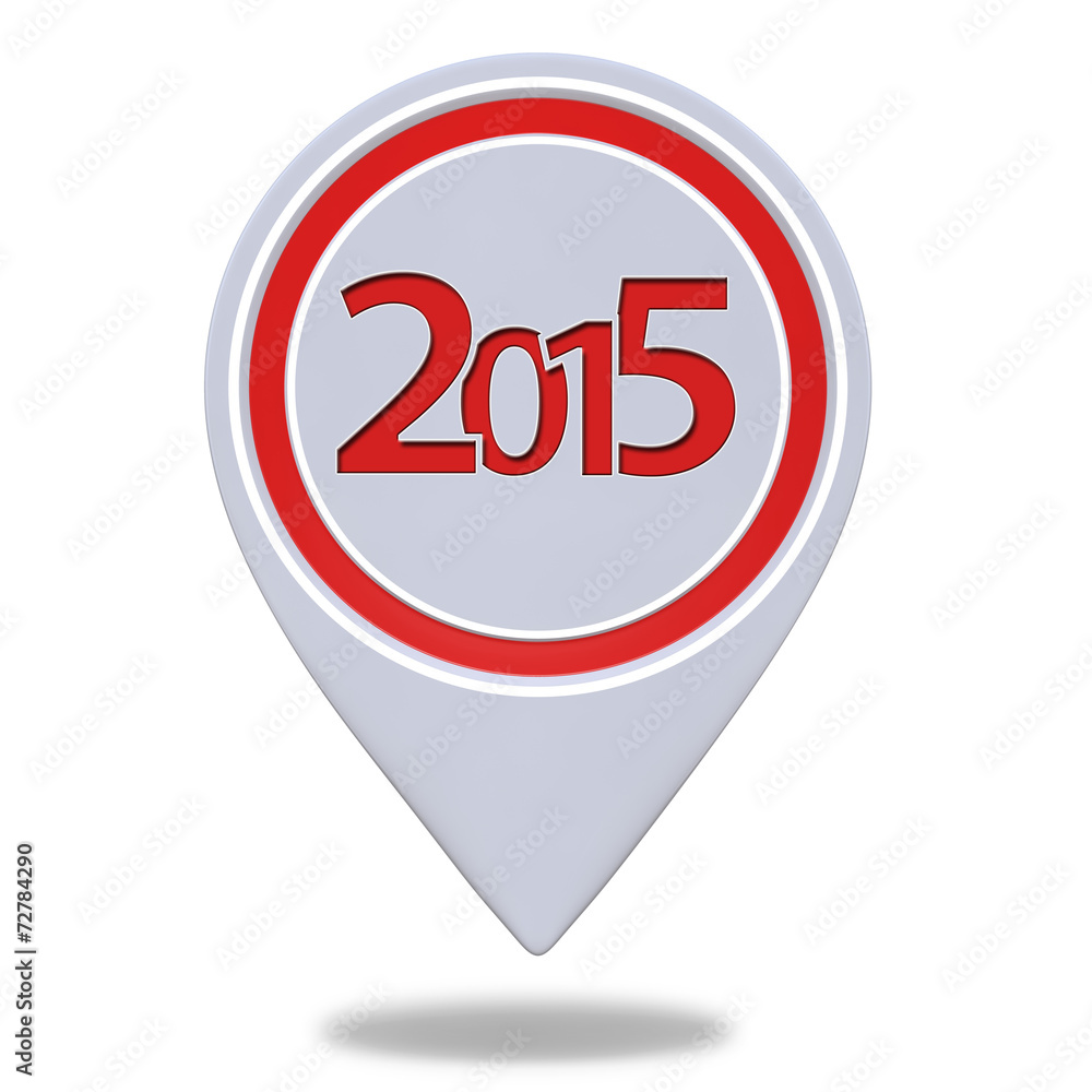 2015 pointer icon on white background 2015 pointer icon on white background