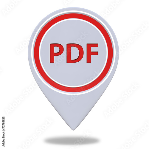 Free Download Pdf pointer icon on white background - GFXLoad