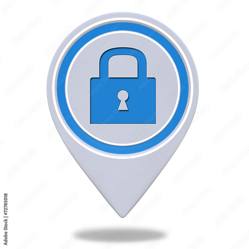 protect pointer icon on white background protect pointer icon on white background