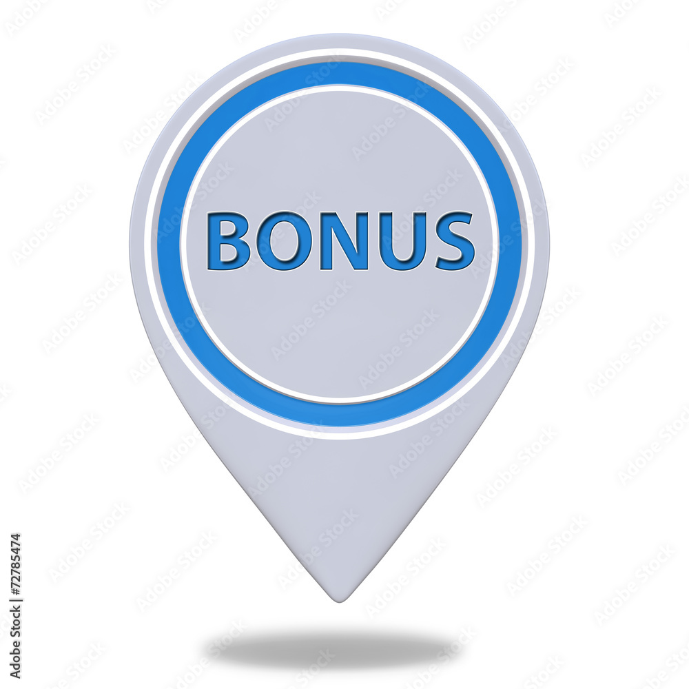 bonus pointer icon on white background bonus pointer icon on white background